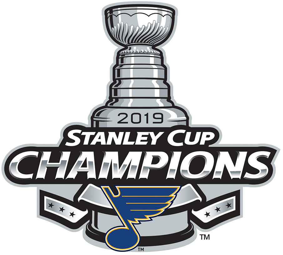 St. Louis Blues 2019 Champion Logo iron on transfers for fabric